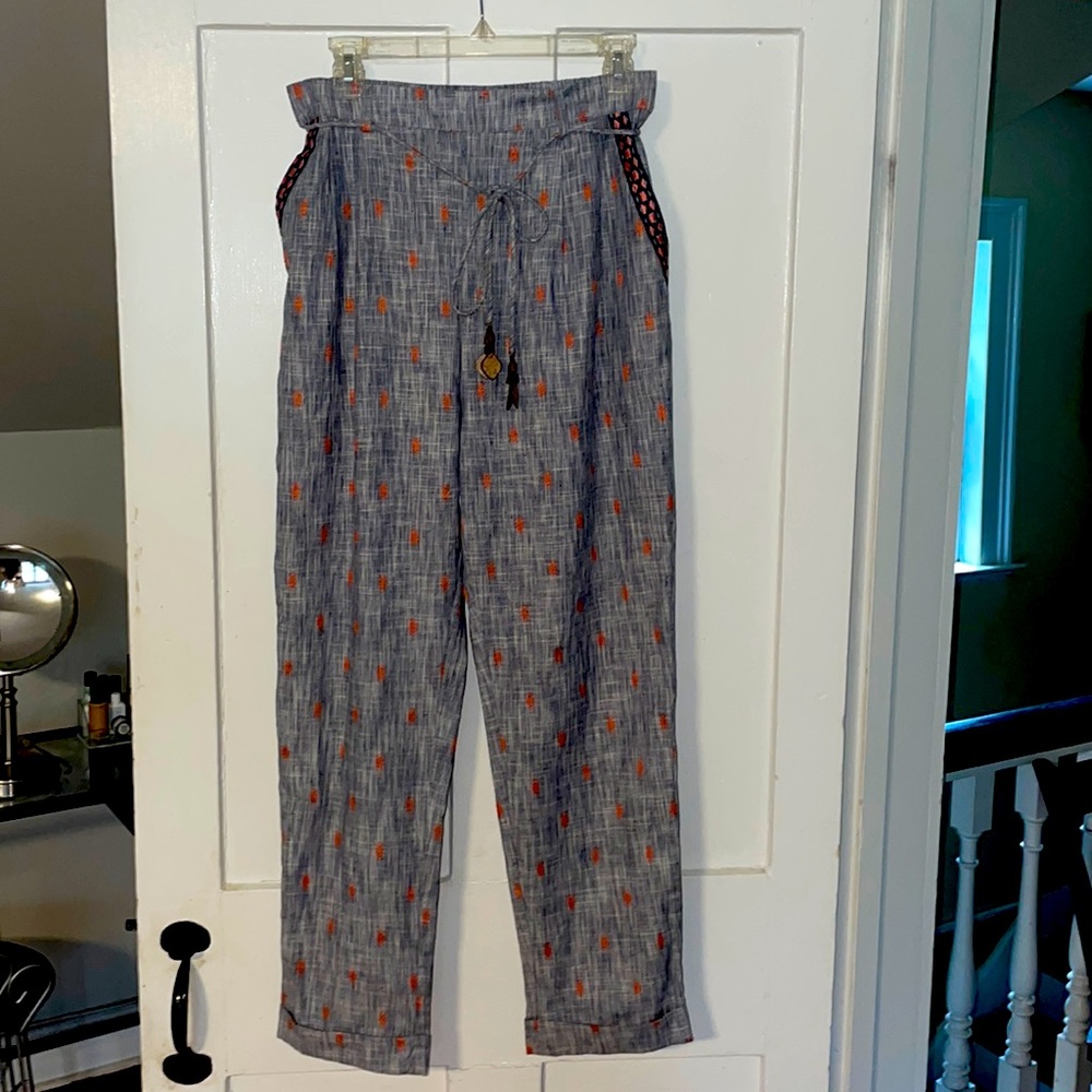 Anthropologie chambray pants